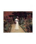 Puzzle 2000 piese Grafika - Leighton Edmund Blair: Lady in a Garden (Grafika-F-30143)