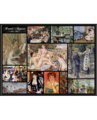 Puzzle 2000 piese Grafika - Auguste Renoir: Collage (Grafika-F-30212)