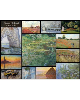 Puzzle 2000 piese Grafika - Claude Monet: Collage (Grafika-F-30224)