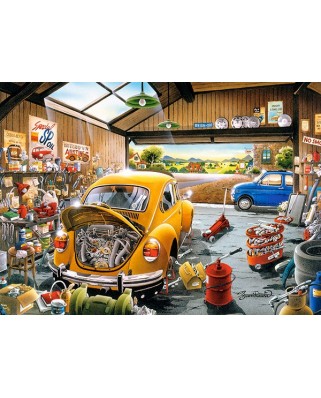 Puzzle 300 piese Castorland - Sam's Garage (Castorland-030415)