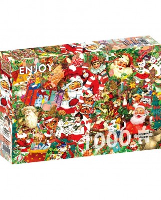 Puzzle 1000 piese ENJOY - A Vintage Christmas (Enjoy-2023)