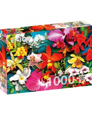 Puzzle 1000 piese ENJOY - Orchid Jungle (Enjoy-2033)