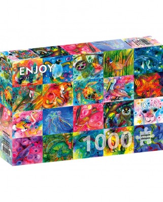Puzzle 1000 piese ENJOY - Animal Magic (Enjoy-2043)