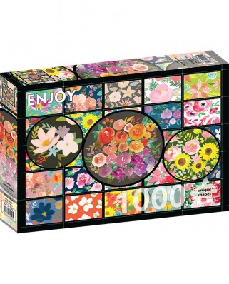Puzzle 1000 piese ENJOY - Lacy's Flower Garden (Enjoy-2045)