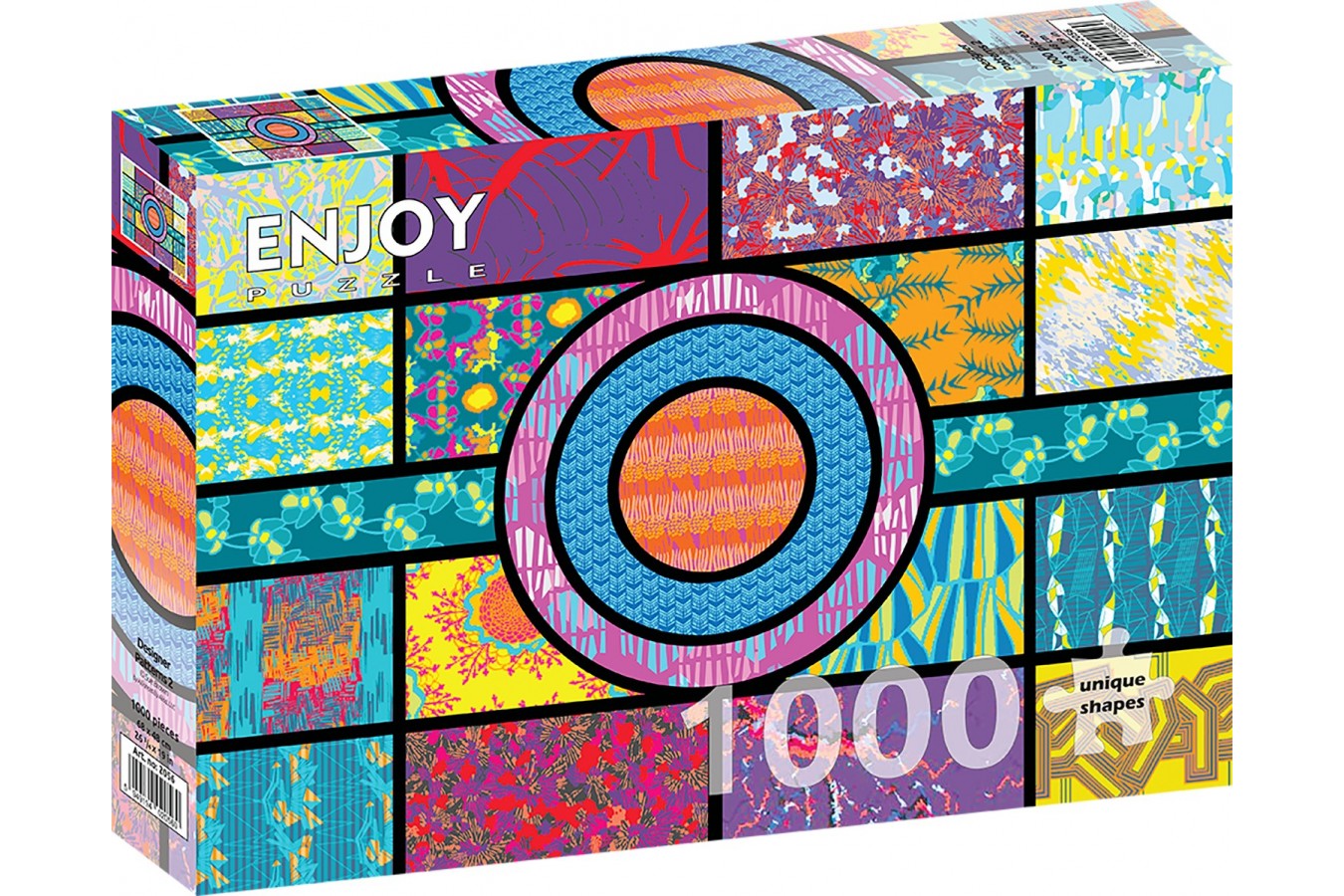 Puzzle 1000 piese ENJOY - Designer Patterns 2 (Enjoy-2056)