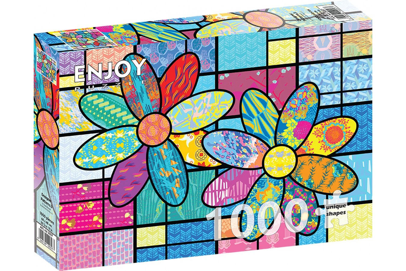 Puzzle 1000 piese ENJOY - Designer Patterns 3 (Enjoy-2057)