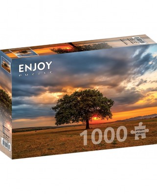 Puzzle 1000 piese ENJOY - Leaves Eclipse (Enjoy-2065)