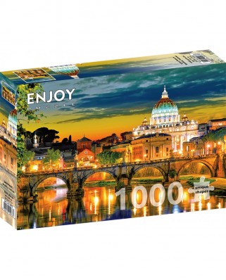 Puzzle 1000 piese ENJOY - Saint Peter's Basilica, Vatican (Enjoy-2073)