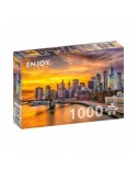 Puzzle 1000 piese ENJOY - New York City Skyline at Dusk (Enjoy-2081)