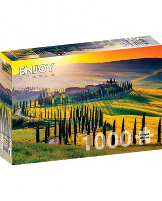 Puzzle 1000 piese ENJOY - Tuscany Sunset (Enjoy-2082)