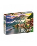 Puzzle 1000 piese ENJOY - Hallstatt Town at Sunset, Austria (Enjoy-2089)