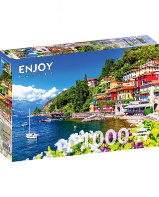 Puzzle 1000 piese ENJOY - Como Lake, Italy (Enjoy-2093)