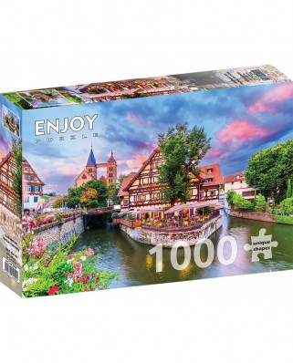 Puzzle 1000 piese ENJOY - Esslingen am Neckar, Germany (Enjoy-2094)