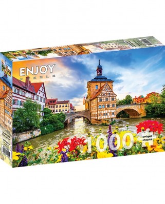 Puzzle 1000 piese ENJOY - Bamberg Old Town, Germany (Enjoy-2095)