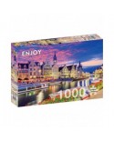 Puzzle 1000 piese ENJOY - Ghent at Twilight, Belgium (Enjoy-2097)