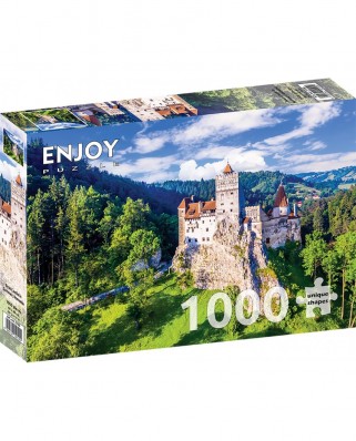 Puzzle 1000 piese ENJOY - Bran Castle in Summer, Romania (Enjoy-2100)