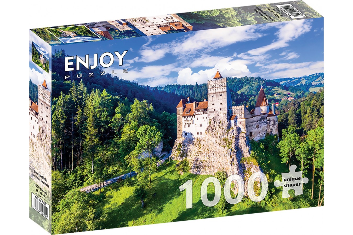 Puzzle 1000 piese ENJOY - Bran Castle in Summer, Romania (Enjoy-2100)