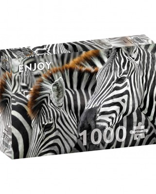 Puzzle 1000 piese ENJOY - Zebras (Enjoy-2103)