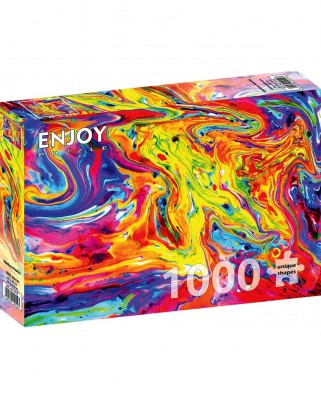 Puzzle 1000 piese ENJOY - Rainbow Marble (Enjoy-2112)