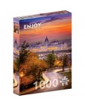 Puzzle 1000 piese ENJOY - Buda District with Hungarian Parliament (Enjoy-2115)
