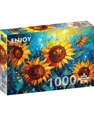 Puzzle 1000 piese ENJOY - Sunflowers Reunion (Enjoy-2137)