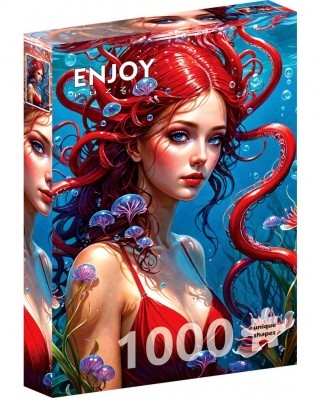 Puzzle 1000 piese ENJOY - Ginger Mermaid (Enjoy-2141)