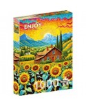 Puzzle 1000 piese ENJOY - Sunflower House (Enjoy-2145)
