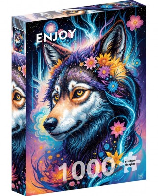 Puzzle 1000 piese ENJOY - Magical Wolf Portrait (Enjoy-2164)