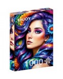 Puzzle 1000 piese ENJOY - Rainbow Flower Portrait (Enjoy-2172)