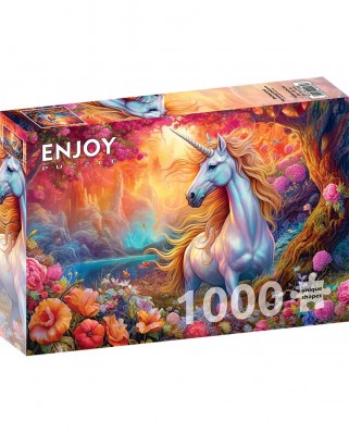 Puzzle 1000 piese ENJOY - Enchanted Harmony Unicorn (Enjoy-2185)