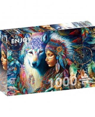Puzzle 1000 piese ENJOY - Native Princess (Enjoy-2187)