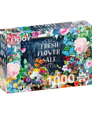 Puzzle 1000 piese ENJOY - Flower Sale (Enjoy-2189)