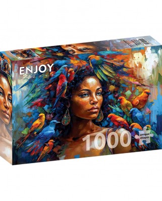 Puzzle 1000 piese ENJOY - Feathery Queen (Enjoy-2190)