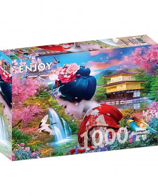 Puzzle 1000 piese ENJOY - Geisha Garden (Enjoy-2191)
