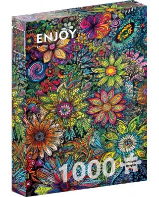 Puzzle 1000 piese ENJOY - Flower Power (Enjoy-2209)