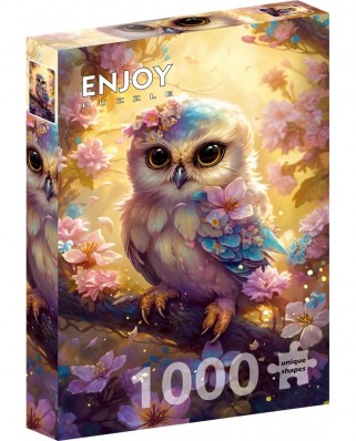Puzzle 1000 piese ENJOY - Gentle Owl (Enjoy-2213)