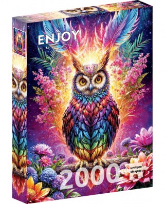 Puzzle 2000 piese ENJOY - Neon Owl (Enjoy-2233)