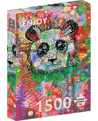 Puzzle 1500 piese ENJOY - Enigmatic Panda (Enjoy-2238)