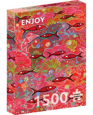 Puzzle 1500 piese ENJOY - Deep Red (Enjoy-2240)