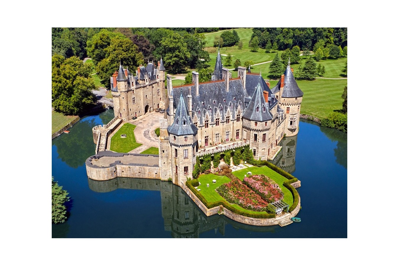 Puzzle Castorland - Chateau of the Loire Valley, 1000 piese (103072)