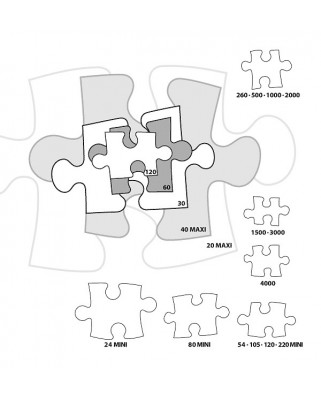 Puzzle Castorland - Educativ Harta Romaniei, 128 piese (166)