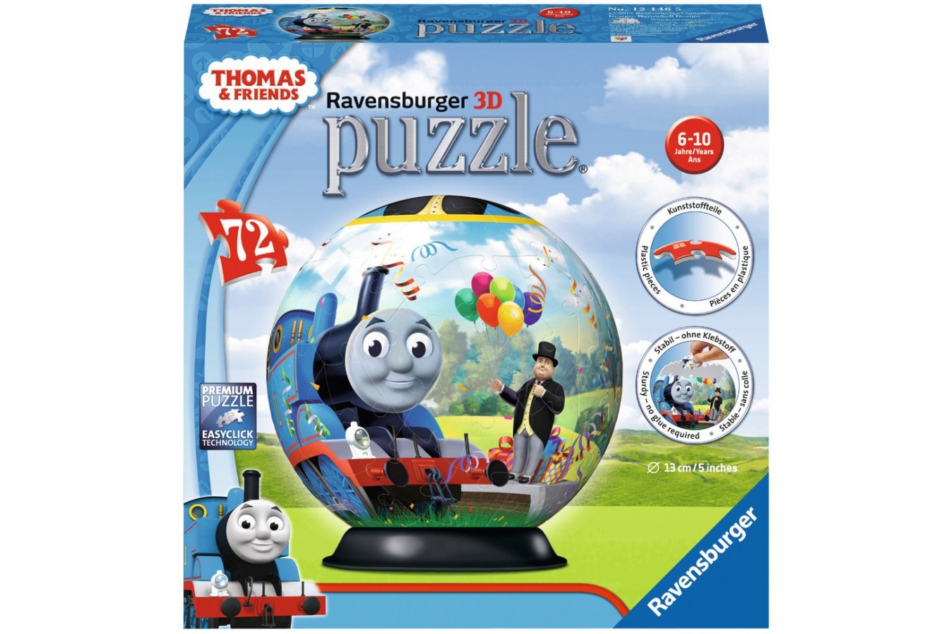 Puzzle glob Ravensburger - Thomas & Friends, 72 piese (12146)