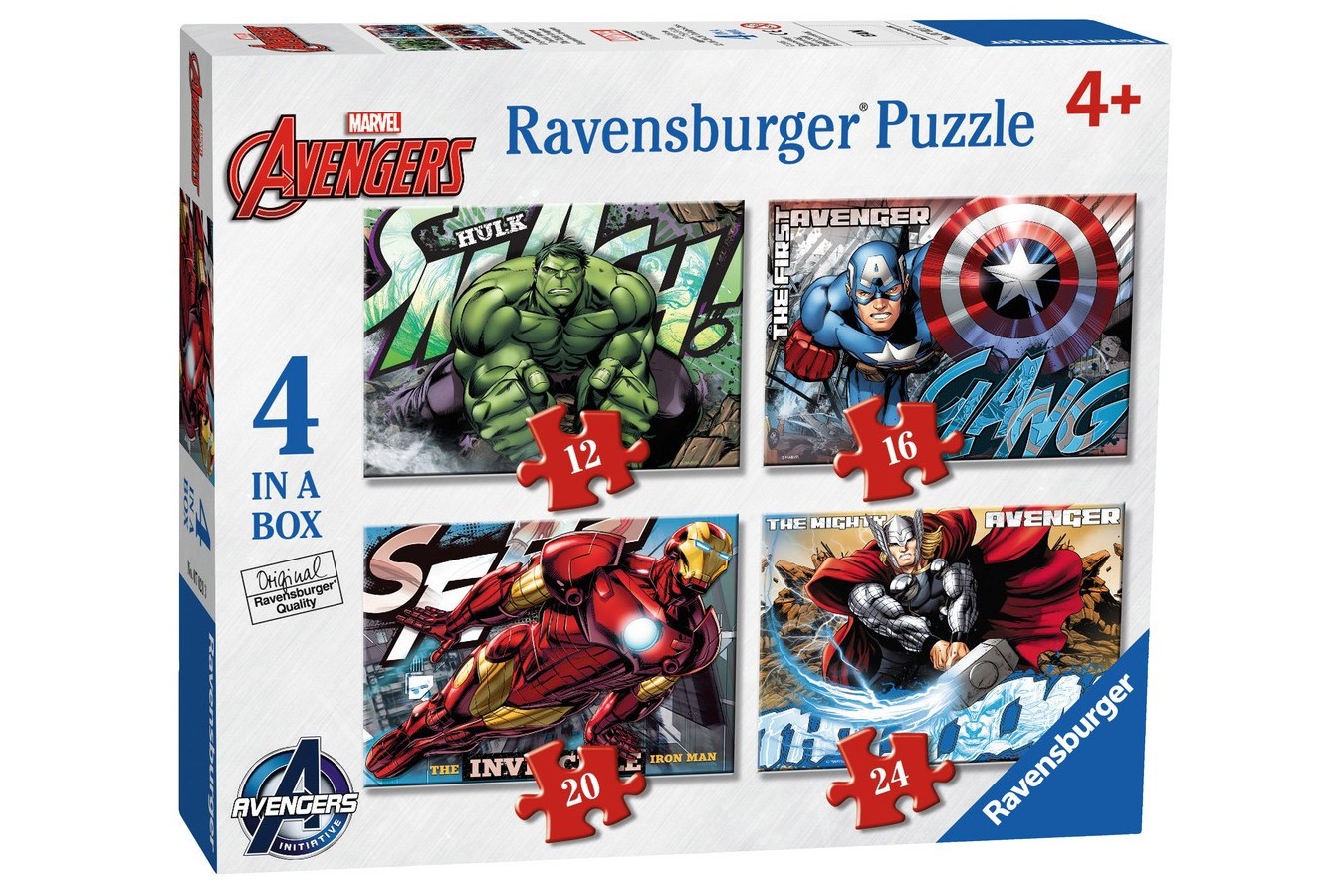 Puzzle Ravensburger - Avengers, 12/16/20/24 piese (07021)