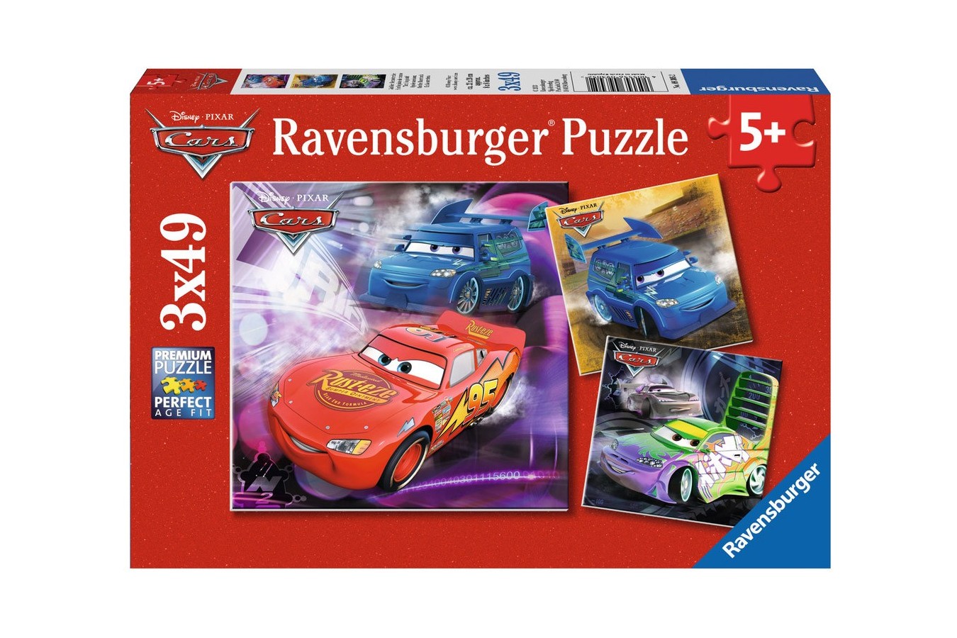 Puzzle Ravensburger - Cars, 3x49 piese (09305)