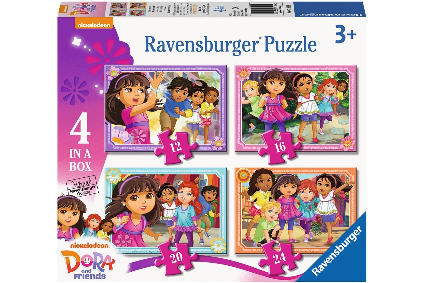 Puzzle Ravensburger - Dora Si Prietenii, 12/16/20/24 piese (07160)