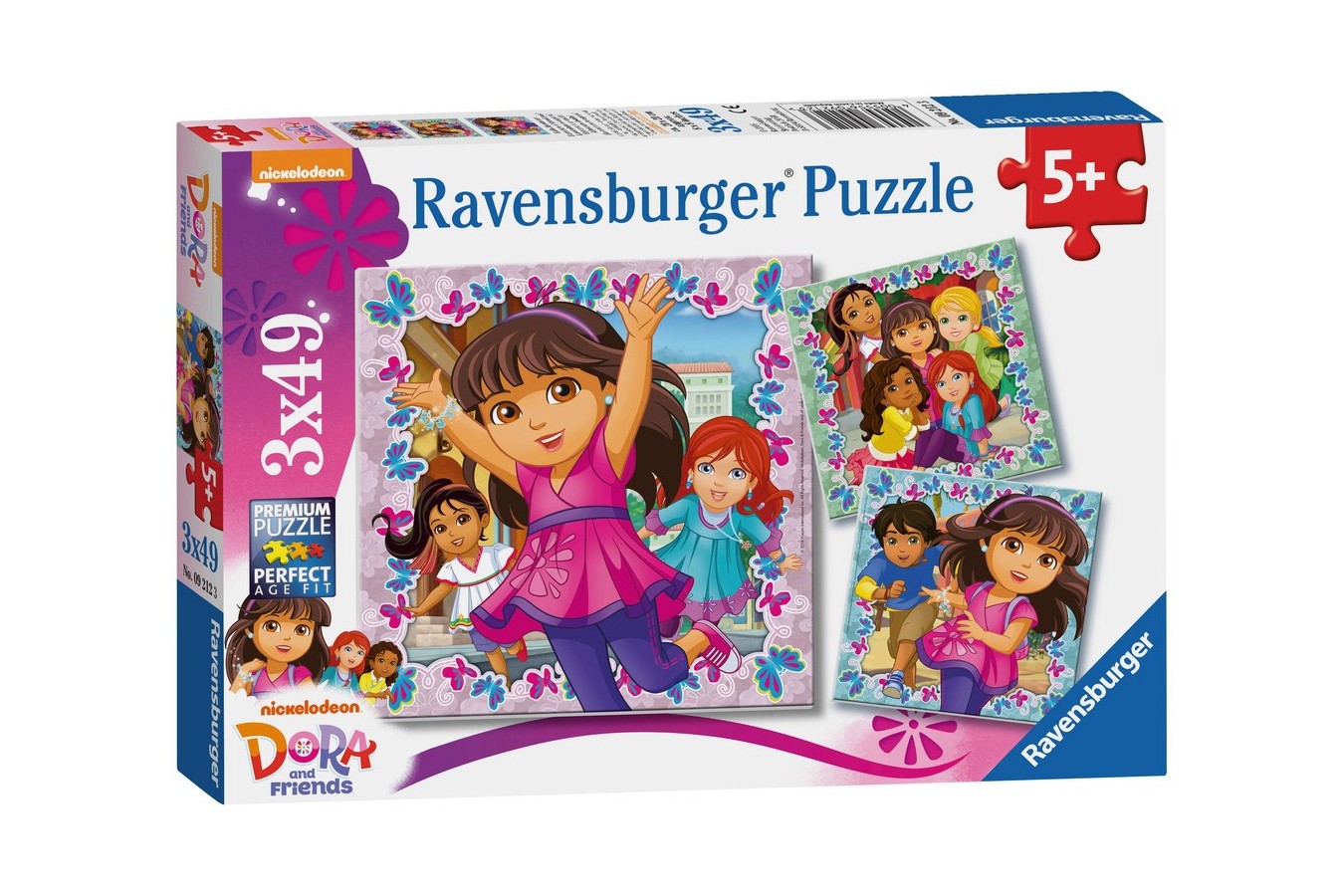 Puzzle Ravensburger - Dora Si Prietenii, 3x49 piese (09212)