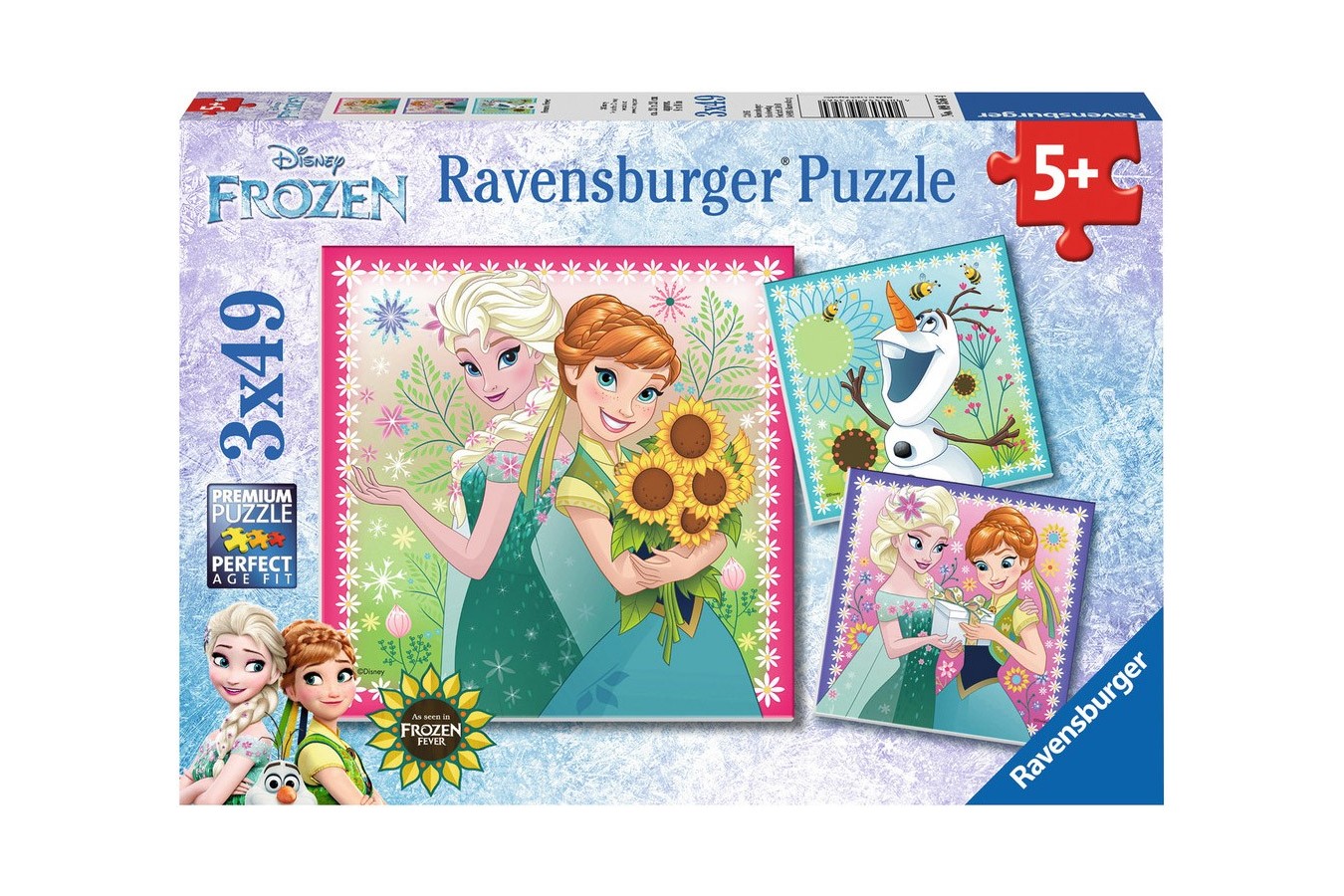 Puzzle Ravensburger - Frozen, 3x49 piese (09356)