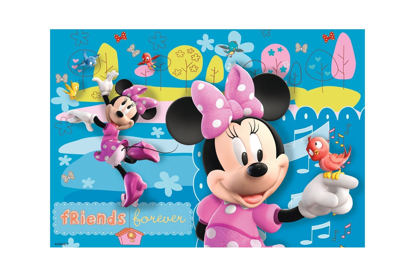 Puzzle Ravensburger - Minnie Mouse, 2x24 piese (08862)