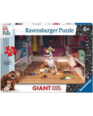 Puzzle Ravensburger - Pets - Singuri Acasa, 125 piese (09785)