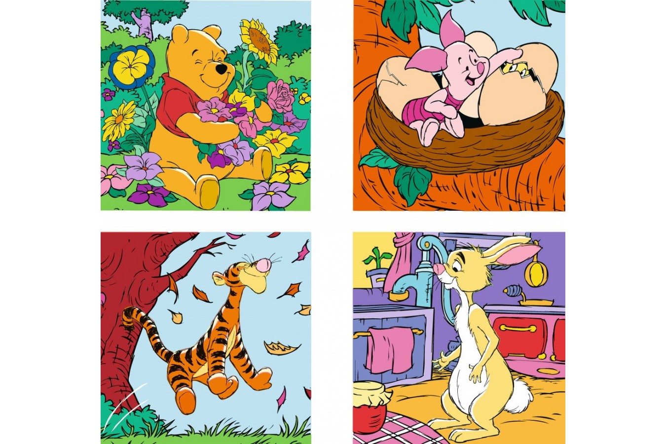 Puzzle Ravensburger - Winnie The Pooh, 6/9/12/16 piese (07123)